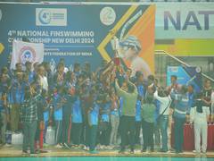 
      
      West Bengal wins team crown in 4th National Finswimming C'ship
      
      