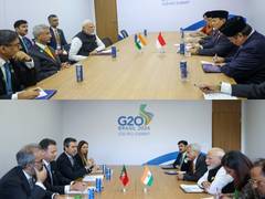 
      
      PM Modi holds bilateral meetings with Indonesia and Portugal
      
      