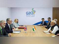
      
      PM Modi holds bilateral meeting with UK counterpart Keir Starmer
      
      