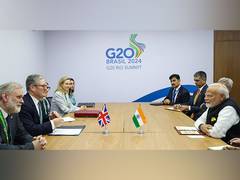 
      
      Starmer says UK-India trade talks to resume in 2025
      
      