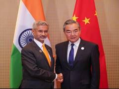 
      
      Jaishankar and Wang Yi discuss India-China relations
      
      