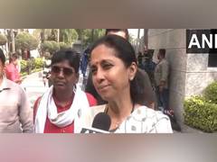 
      
       Maharashtra: NCP-SCP leader Supriya Sule approaches ECI 
      
      