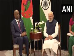 
      
      PM Modi holds bilateral talks with Dominica PM Skerrit
      
      