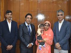 
      
      Sarvodaya Hospital Performs Cochlear Implant On 5-Month-Old Baby 
      
      