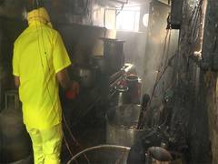 
      
      Woman injured as fire breaks out in restaurant's kitchen
      
      