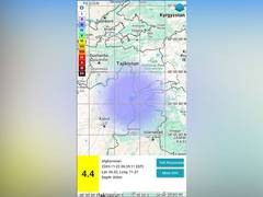 
      
      Earthquake of Magnitude 4.4 hits Afghanistan
      
      