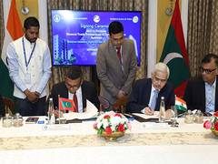 
      
      RBI inks treaty for cross border transactions with Maldives
      
      