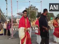 
      
      Maharashtra Polls: Mahayuti leaders visit Tirupati Balaji
      
      