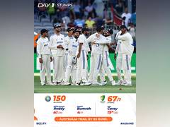 
      
      BGT 2024-25: India's pacy comeback rattles Australia at 67/7
      
      