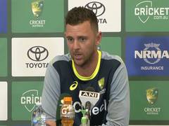
      
      Hazelwood hails India after 3rd day's play in Perth Test
      
      