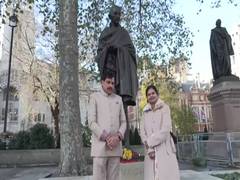 
      
      London: MP CM Mohan Yadav pays floral tribute to Mahatma Gandhi
      
      