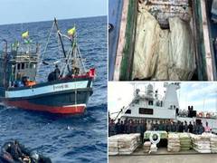 
      
      ICG apprehends Mayanmarese boat with 5500 kg drugs
      
      