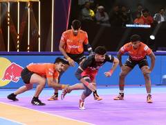 
      
      U Mumba win nail-biter clash against Bengaluru Bulls
      
      