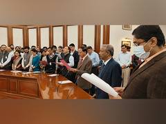 
      
      Principal Secretary to PM, PK Mishra read Preamble
      
      