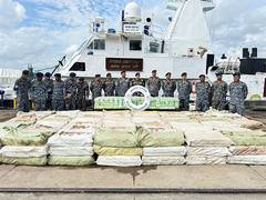 
      
      Indian Coast Guard seizes record 6,016 kg of methamphetamine in h
      
      