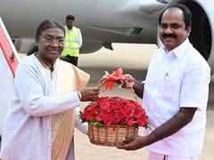 
      
      President Murmu kicks off four-day visit to Tamil Nadu
      
      