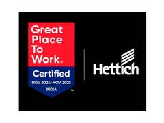 
      
      Hettich India Receives 'Great Place To Work' Certification
      
      