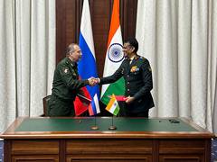 
      
      Meeting of Military Cooperation between India-Russia concludes 
      
      