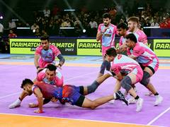 
      
      PKL: UP Yoddhas clinch narrow win against Jaipur Pink Panthers
      
      