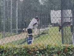 
      
      In a huge positive, Shubman Gill starts batting practice
      
      