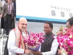 
      
      Amit Shah arrives in Bhubaneswar to attend three-day conference
      
      