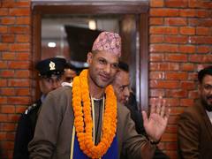 
      
      Shikhar Dhawan arrives in Kathmandu for Nepal Premier League
      
      