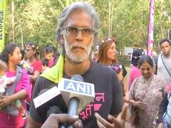 
      
      Milind Soman attends babywearing mother's walk event in Mumbai 
      
      