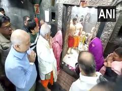 
      
      Manish Sisodia, Bihar Guv Arlekar offer prayers at Mahakal temple
      
      
