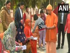
      
      UP CM holds 'Janta Darshan' at Gorakhnath Temple
      
      