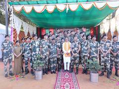 
      
      Tripura CM Manik Saha lauds BSF’s role in border security
      
      