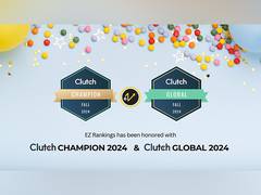 
      
      EZ Rankings Wins Clutch Champion and Clutch Global Awards 2024
      
      