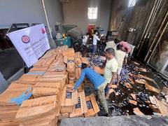 
      
      Assam police seize 37,000 bottles of phensedyl cough syrup 
      
      