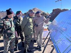 
      
      Lt Gen Raghu Srinivasan DGBR reviews road construction works 
      
      