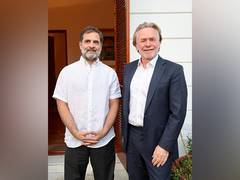 
      
      Australian envoy Philip Green, LoP leader Rahul Gandhi hold talks
      
      