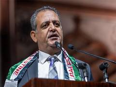 
      
      Palestine diplomat welcomes PM Modi's message 
      
      
