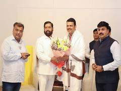 
      
      Eknath Shinde congratulates CM designate Devendra Fadnavis
      
      