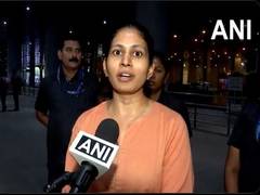
      
      Union MoS Raksha Khadse arrives in Mumbai for Maharashtra CM’s sw
      
      