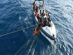 
      
      Indian Coast Guard, Pak Maritime Security Agency rescue 12 seafar
      
      