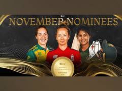 
      
      ICC names nominees for Women's Player of the Month of November
      
      