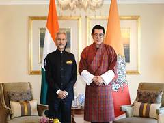
      
      Jaishankar calls on Bhutan King Wangchuk, assures India's support
      
      