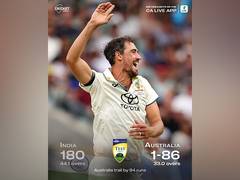 
      
      Australia take control over India in Adelaide Test
      
      