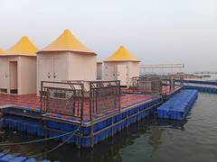 
      
      Special jetty in Mahakumbh, facility for bathing
      
      