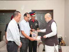
      
      Home Minister Amit Shah pays tribute to Armed forces, urges...
      
      