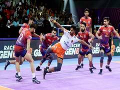
      
      PKL: Gagan Gowda stands tall as UP Yoddhas win vs Puneri Paltan
      
      