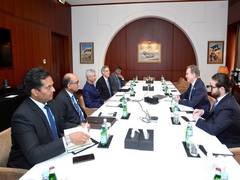 
      
      EAM Jaishankar holds talks with World Economic Forum CEO
      
      