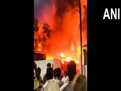 
      
      Fire breaks out at scrap godown in Pune
      
      