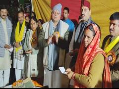 
      
      Uttarakhand CM Dhami visits Sari village, interacts with locals 
      
      