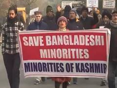 
      
      J-K: Demonstrations held against attacks on Hindus in Bangladesh
      
      