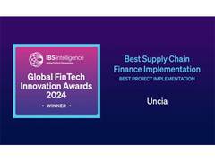 
      
      Uncia Wins Award for Best Supply Chain Finance Implementation 
      
      