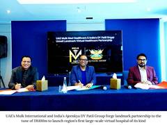 
      
      UAE's Mulk International & Ajeenkya DY Patil Group Partner 
      
      